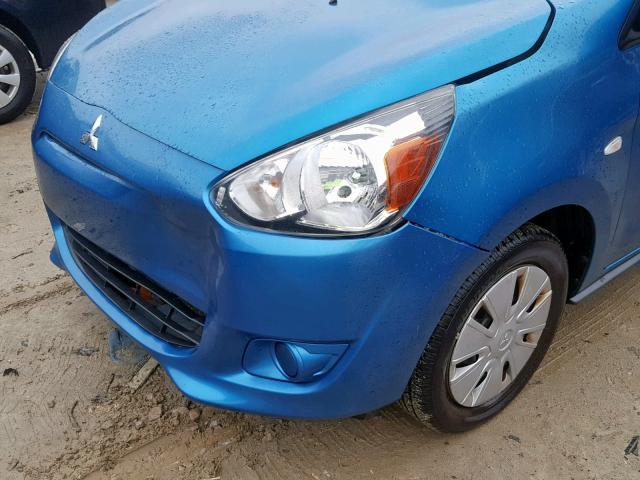 ML32A3HJ6EH007910 - 2014 MITSUBISHI MIRAGE DE BLUE photo 9