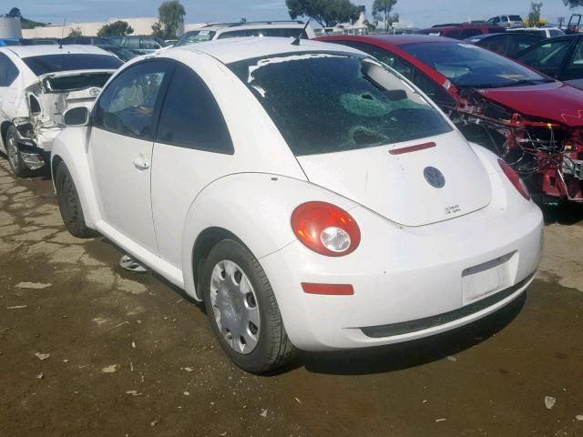 3VWPW3AG9AM000374 - 2010 VOLKSWAGEN NEW BEETLE თეთრი ფოტო 3