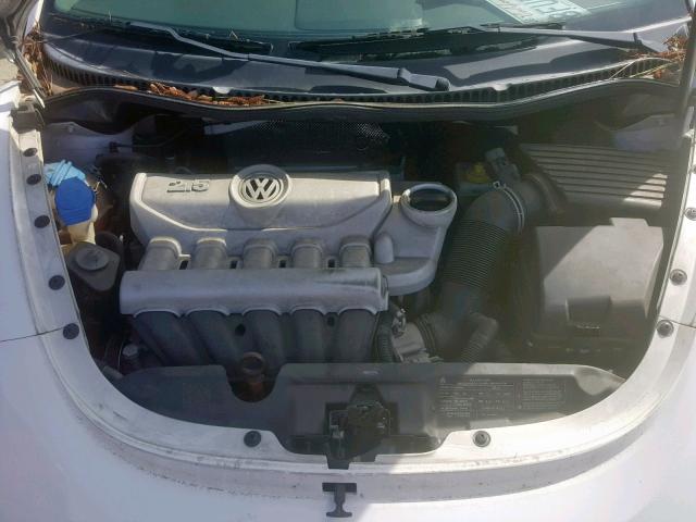 3VWPW3AG9AM000374 - 2010 VOLKSWAGEN NEW BEETLE თეთრი ფოტო 7