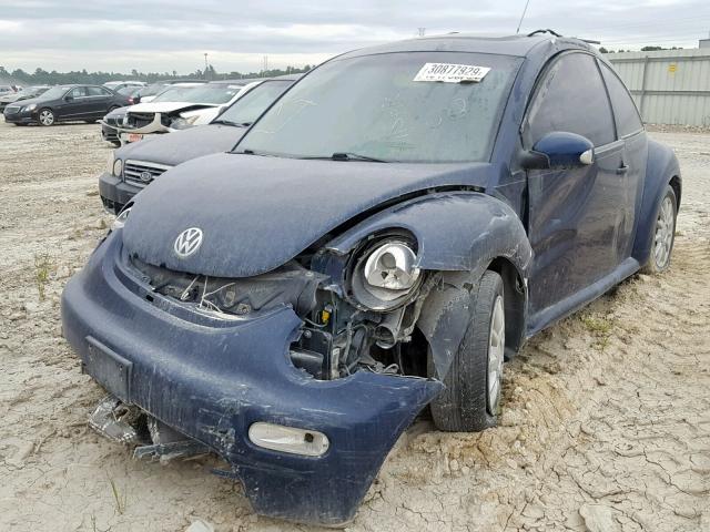 3VWCK31C85M409186 - 2005 VOLKSWAGEN NEW BEETLE Mavi foto 2