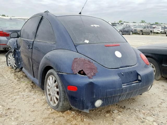 3VWCK31C85M409186 - 2005 VOLKSWAGEN NEW BEETLE Mavi foto 3