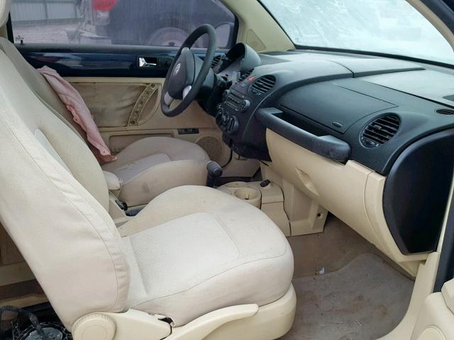 3VWCK31C85M409186 - 2005 VOLKSWAGEN NEW BEETLE Mavi foto 5