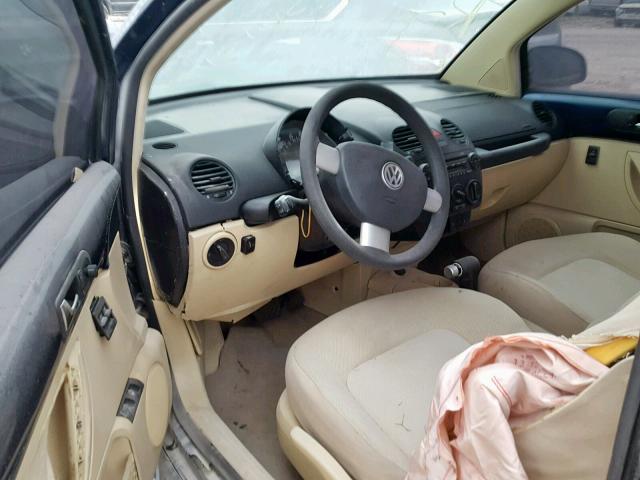 3VWCK31C85M409186 - 2005 VOLKSWAGEN NEW BEETLE Mavi foto 9