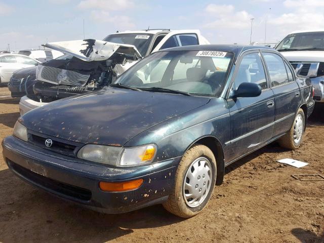 1NXBB02E4TZ423832 - 1996 TOYOTA COROLLA DX GREEN photo 2