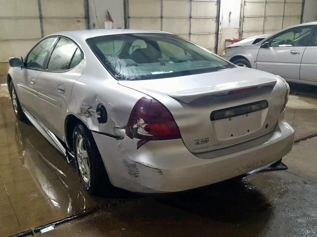 2G2WS522X41174740 - 2004 PONTIAC GRAND PRIX 银色 照片 3