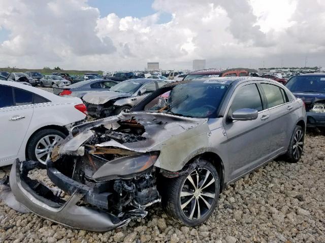 1C3CCBBB3DN600880 - 2013 CHRYSLER 200 TOURIN GRAY photo 2