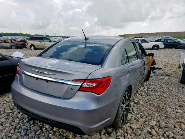 1C3CCBBB3DN600880 - 2013 CHRYSLER 200 TOURIN GRAY photo 4