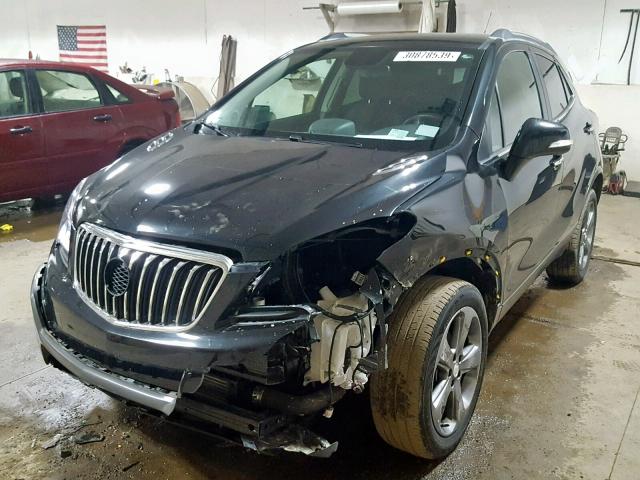 KL4CJESB9EB686115 - 2014 BUICK ENCORE BLACK photo 2