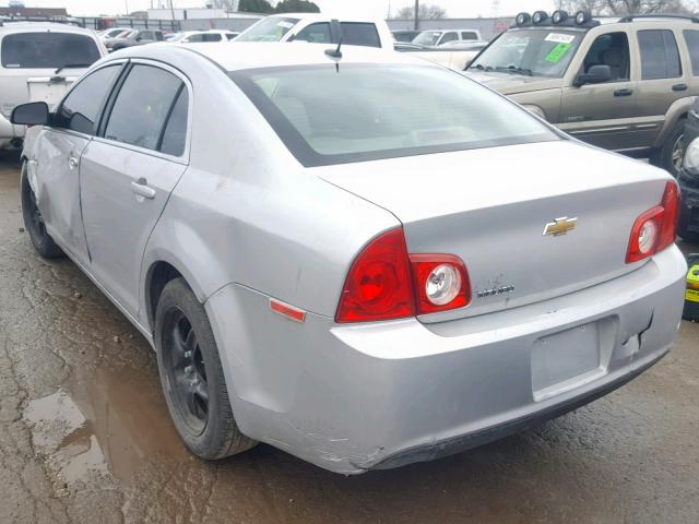 1G1ZB5E11BF377073 - 2011 CHEVROLET MALIBU LS ვერცხლისფერი ფოტო 3