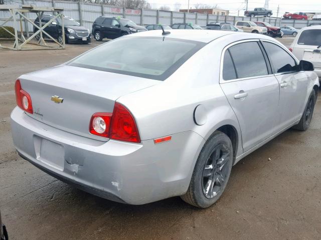 1G1ZB5E11BF377073 - 2011 CHEVROLET MALIBU LS ვერცხლისფერი ფოტო 4