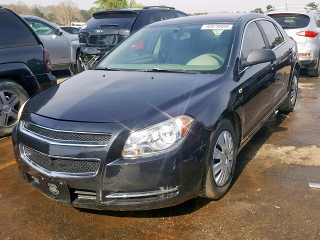 1G1ZG57B78F168176 - 2008 CHEVROLET MALIBU LS BLACK photo 2