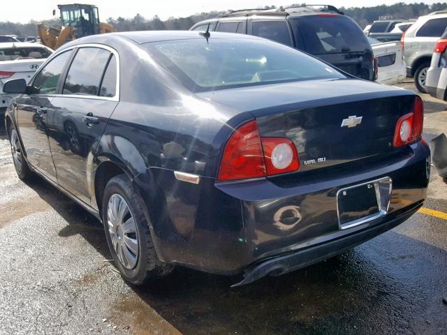 1G1ZG57B78F168176 - 2008 CHEVROLET MALIBU LS BLACK photo 3