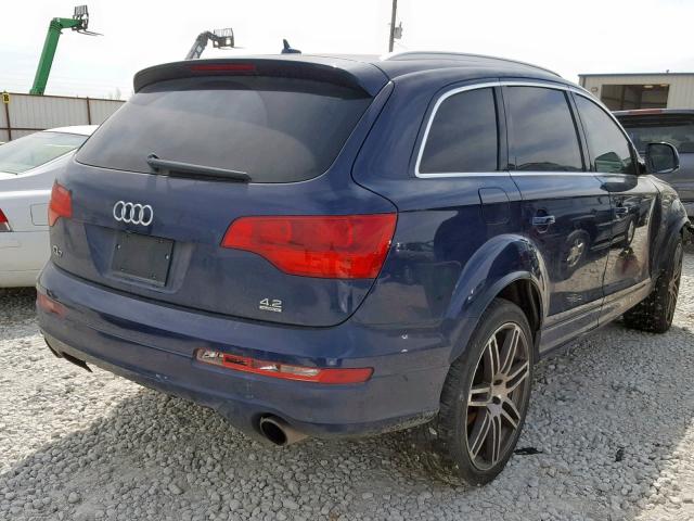 WA1CV74L59D016870 - 2009 AUDI Q7 4.2 QUA BLUE photo 4