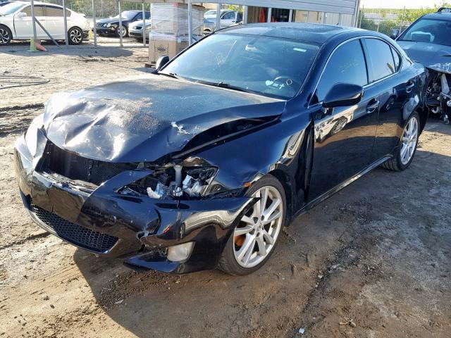 JTHBK262985073632 - 2008 LEXUS IS 250 BLACK photo 2