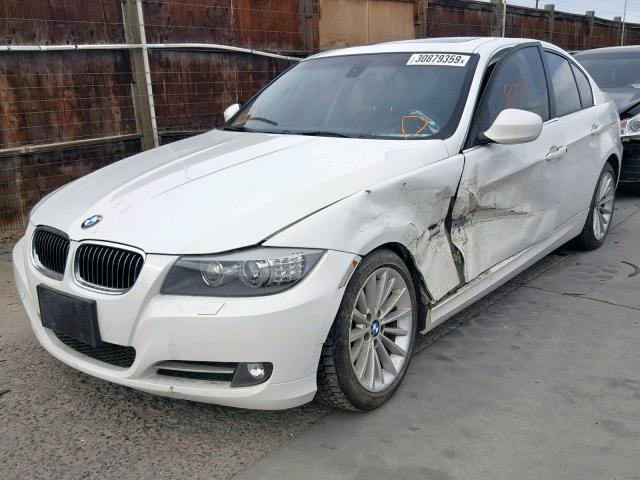 WBAPL5G57BNN23474 - 2011 BMW 335 XI WHITE photo 2