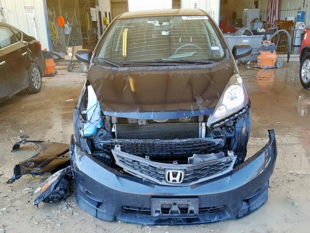 JHMGE8H52CC016202 - 2012 HONDA FIT SPORT BLACK photo 9