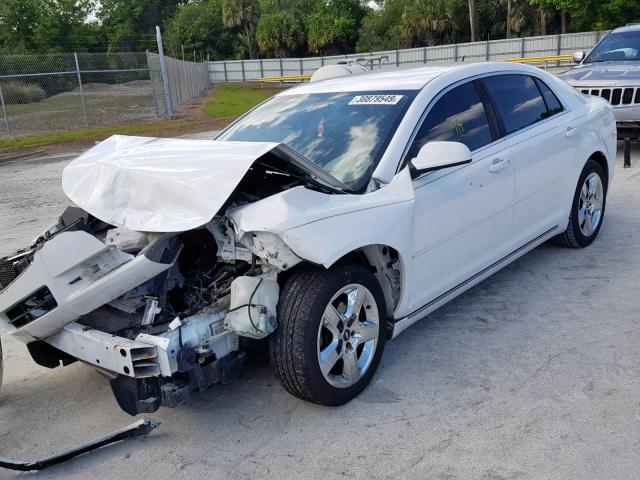 1G1ZC5EB0AF271346 - 2010 CHEVROLET MALIBU 1LT თეთრი ფოტო 2