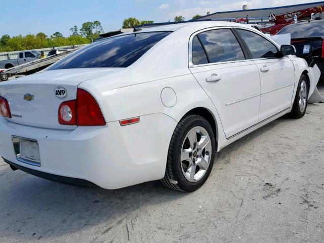 1G1ZC5EB0AF271346 - 2010 CHEVROLET MALIBU 1LT თეთრი ფოტო 4
