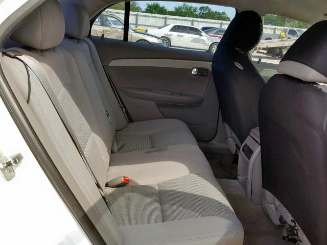 1G1ZC5EB0AF271346 - 2010 CHEVROLET MALIBU 1LT თეთრი ფოტო 6