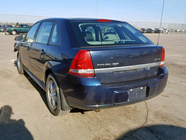 1G1ZT628X5F323666 - 2005 CHEVROLET MALIBU MAX BLUE photo 3