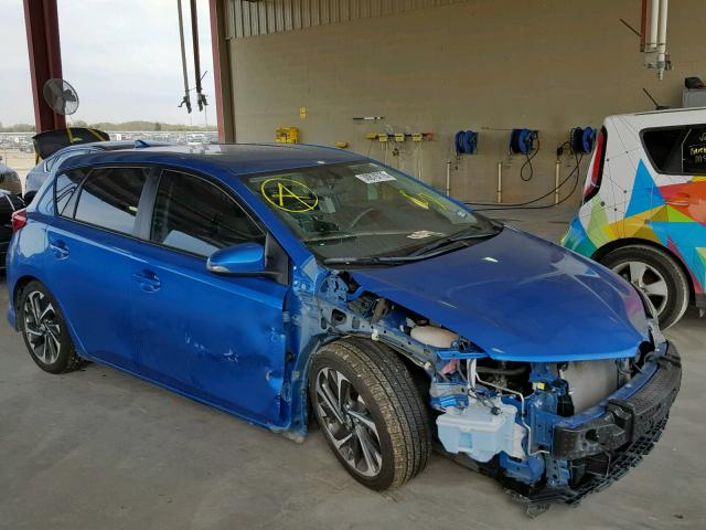 JTNKARJE3GJ511061 - 2016 TOYOTA SCION IM BLUE photo 9