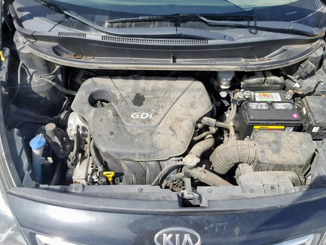 KNADN4A30C6084998 - 2012 KIA RIO EX BLACK photo 7