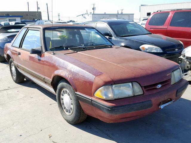 1FABP40A1KF119198 - 1989 FORD MUSTANG LX BURGUNDY photo 1