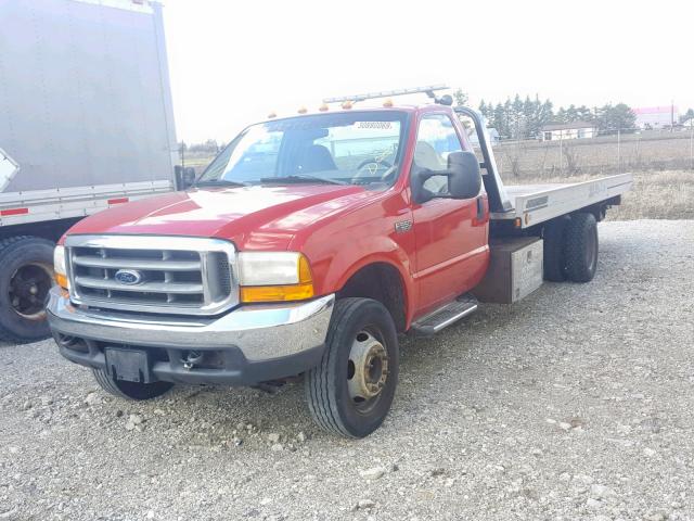 1FDAF56F2XEC28988 - 1999 FORD F550 SUPER RED photo 2