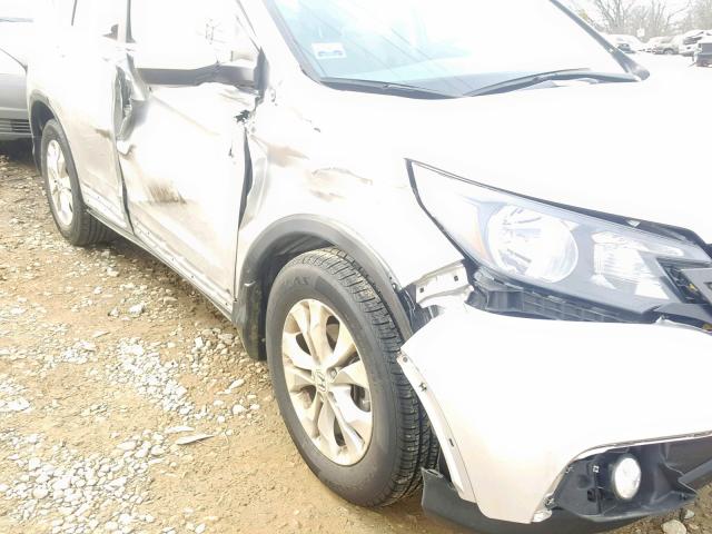 2HKRM3H79CH511633 - 2012 HONDA CR-V EXL SILVER photo 9