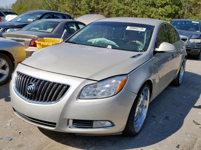 2G4GS5EV5D9245166 - 2013 BUICK REGAL PREM GOLD photo 2