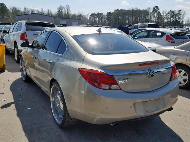 2G4GS5EV5D9245166 - 2013 BUICK REGAL PREM GOLD photo 3