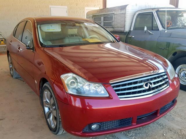 JNKAY01E96M111945 - 2006 INFINITI M35 BASE RED photo 1