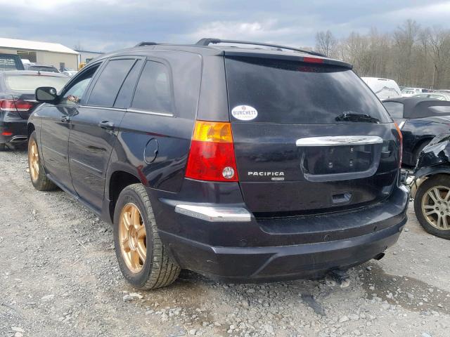 2A8GM78456R885824 - 2006 CHRYSLER PACIFICA L BLACK photo 3