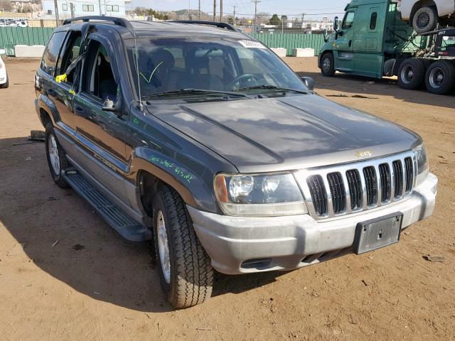 1J4GW48S32C286948 - 2002 JEEP GRAND CHER GRAY photo 1