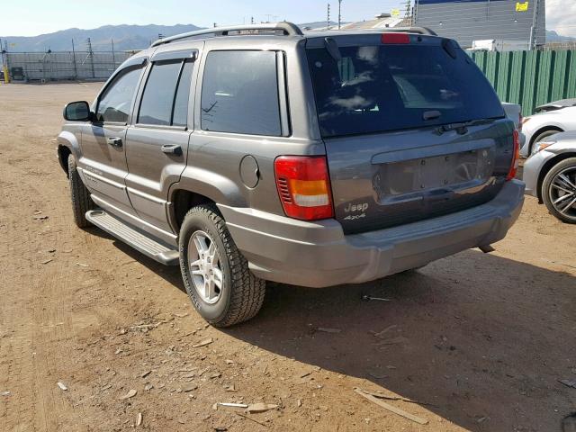 1J4GW48S32C286948 - 2002 JEEP GRAND CHER GRAY photo 3