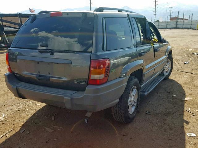 1J4GW48S32C286948 - 2002 JEEP GRAND CHER GRAY photo 4