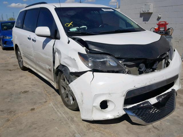 5TDXK3DCXES505806 - 2014 TOYOTA SIENNA SPO WHITE photo 1