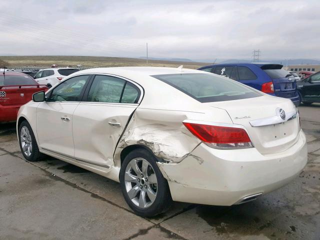 1G4GH5E39CF347296 - 2012 BUICK LACROSSE P WHITE photo 3