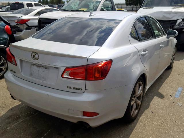 JTHBK262895092139 - 2009 LEXUS IS 250 CREAM photo 4