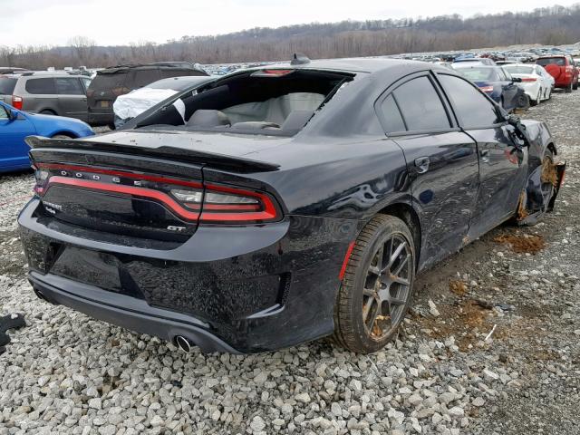 2C3CDXHG4KH599578 - 2019 DODGE CHARGER GT BLACK photo 4