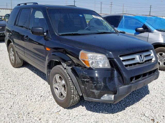 5FNYF28398B018263 - 2008 HONDA PILOT SE BLACK photo 1