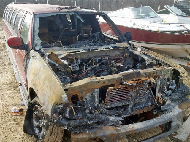 5LMPU28LXWLJ41848 - 1998 LINCOLN NAVIGATOR Rouge photo 9