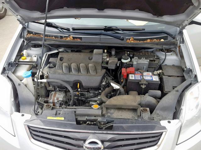 3N1AB6AP7BL721311 - 2011 NISSAN SENTRA 2.0 SILVER photo 7