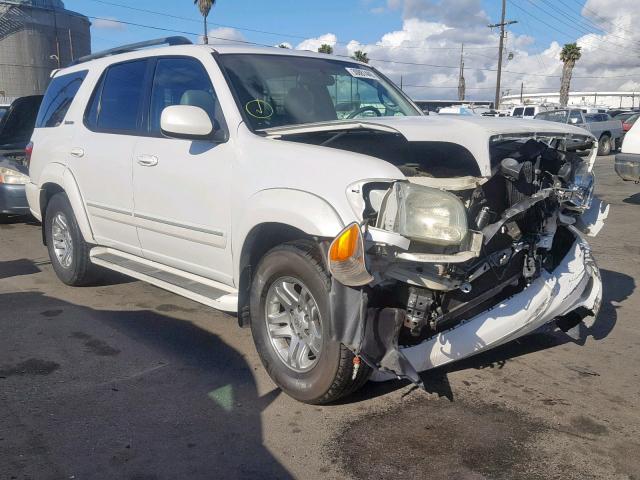 5TDZT38A66S271101 - 2006 TOYOTA SEQUOIA LI WHITE photo 1