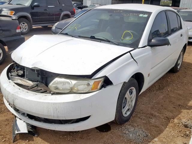1G8AF52F54Z130899 - 2004 SATURN ION LEVEL WHITE photo 2