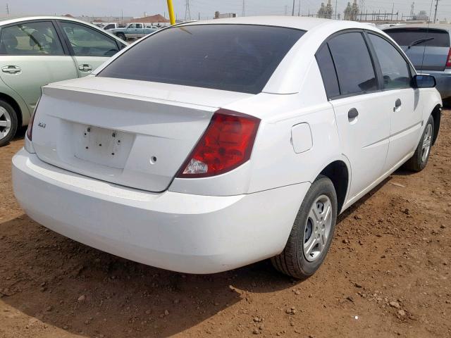 1G8AF52F54Z130899 - 2004 SATURN ION LEVEL WHITE photo 4