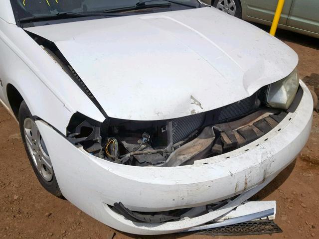 1G8AF52F54Z130899 - 2004 SATURN ION LEVEL WHITE photo 9