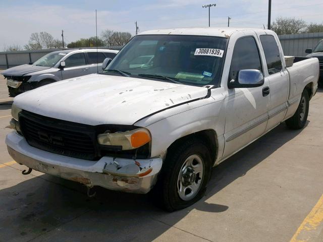 2GTEC19T911311464 - 2001 GMC NEW SIERRA WHITE photo 2