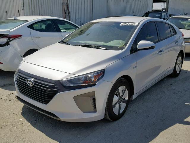 KMHC65LCXJU097406 - 2018 HYUNDAI IONIQ BLUE SILVER photo 2