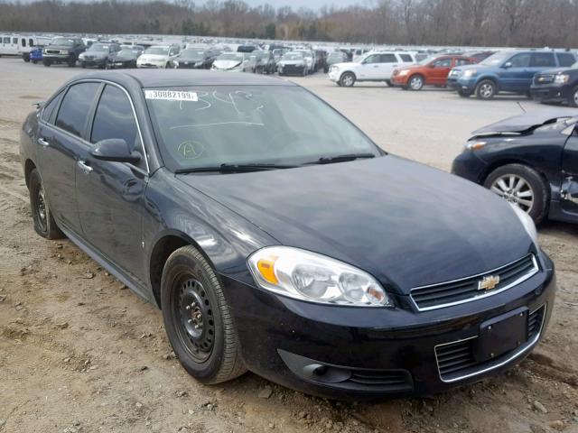 2G1WU57M691292123 - 2009 CHEVROLET IMPALA LTZ BLACK photo 1